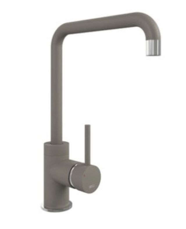 Purquartz Cascata Square Chrome Spout Taps