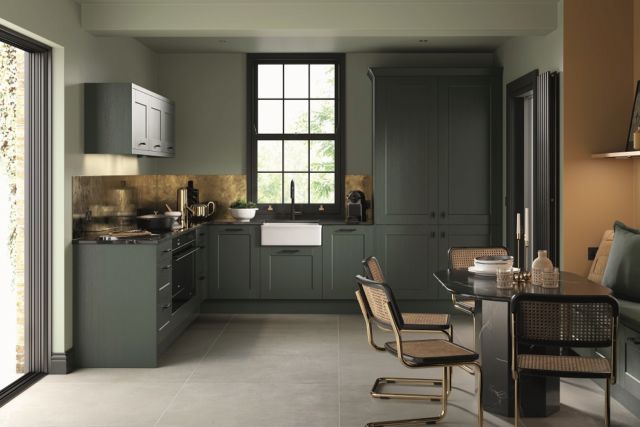 Green Shaker Kitchens