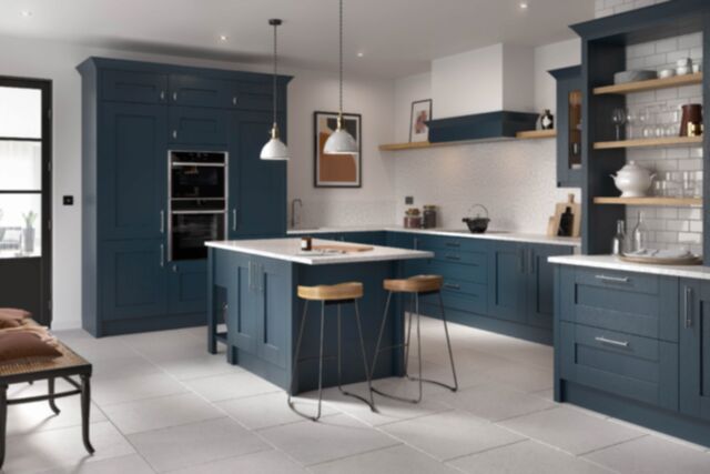 Milbourne Harforth Blue - Second Nature Kitchens