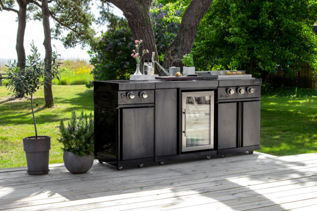 Myoutdoorkitchen - Black Collection - Free-standing outdoor kitchen - Fresno