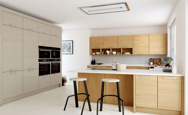 Tavola Oak Slab Kitchens