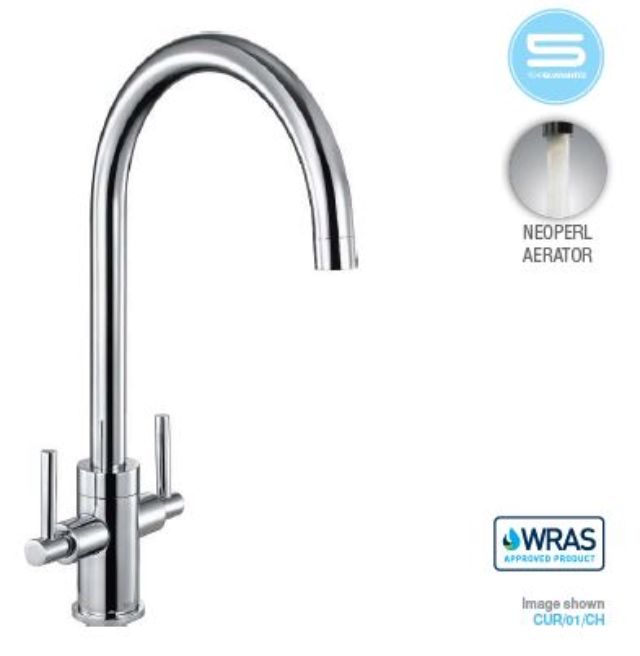 Curvato Slim Lever Curved Spout Taps