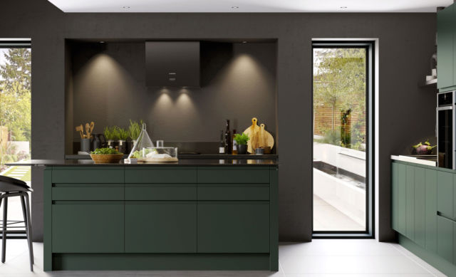 Strada Matt Paint to Order Handleless - Kitchen Stori