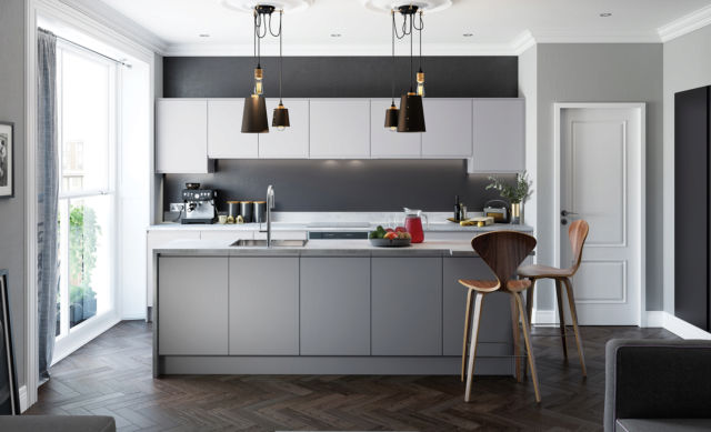 Strada Matte Dust Grey - Kitchens Stori