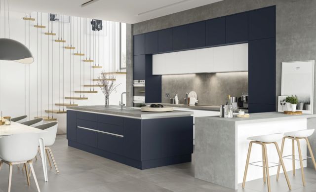 Zola Soft Matte Indigo - Kitchens Stori