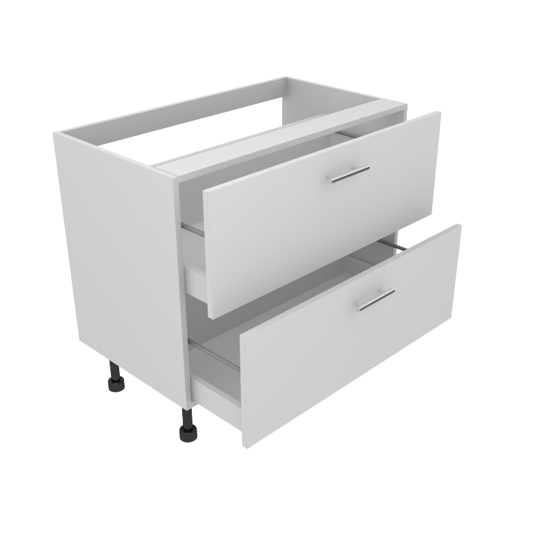 800mm Sink Drawer Base Unit with Soft Close Drawers