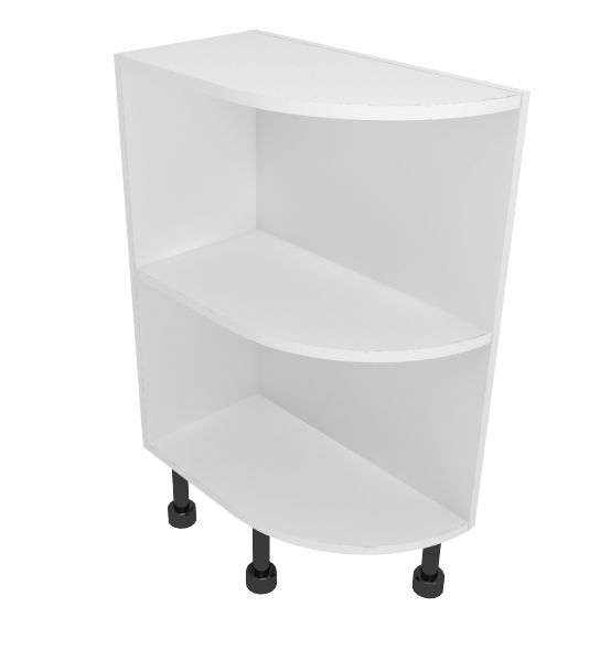 720 x 300 x 300mm Curved MFC Open Base End
