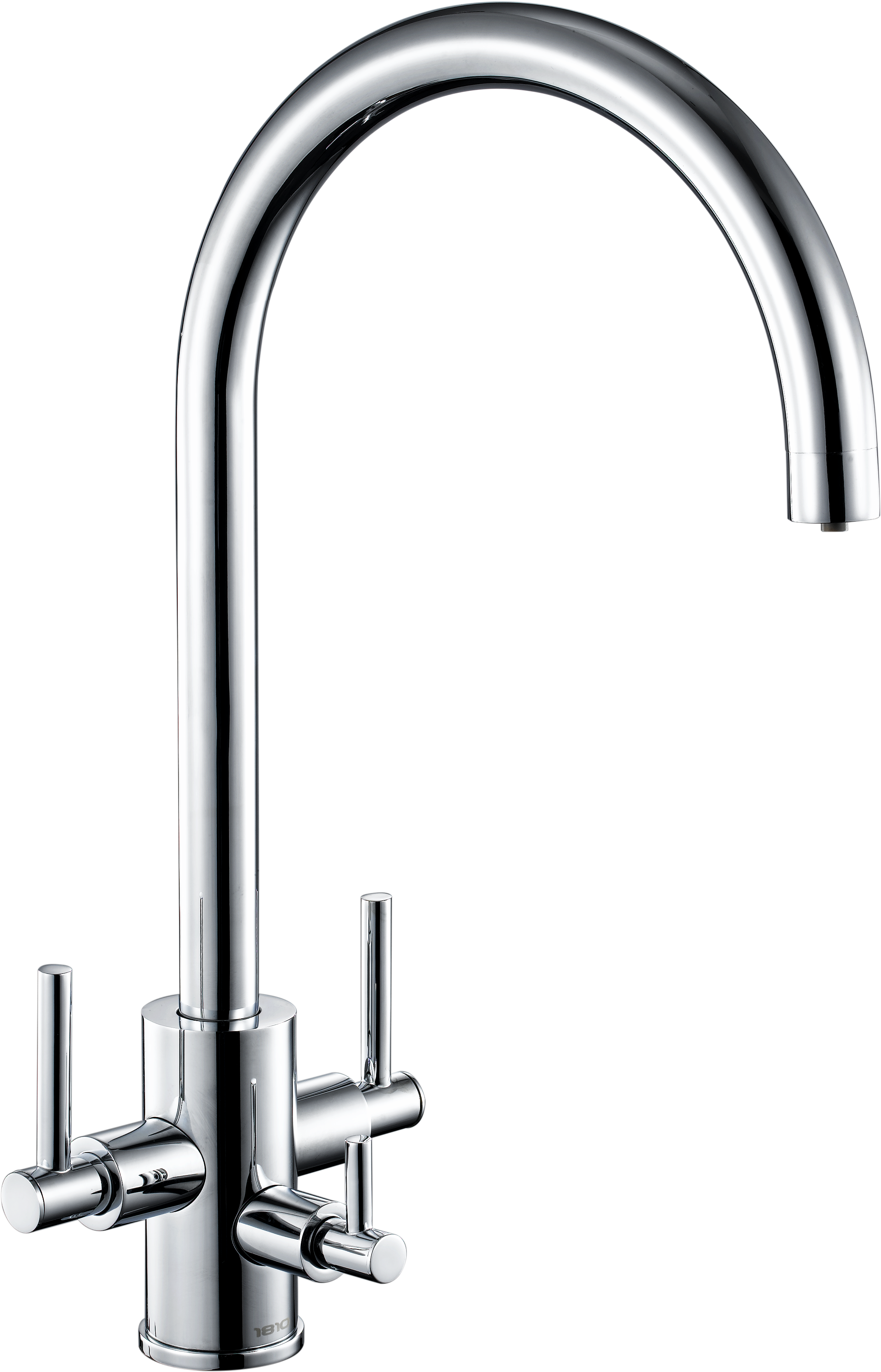 Chrome Curvato Trio Water Filter Kitchen Taps