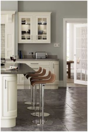 Eildon Cream Painted Ash In-framed kitchen - Multiwood
