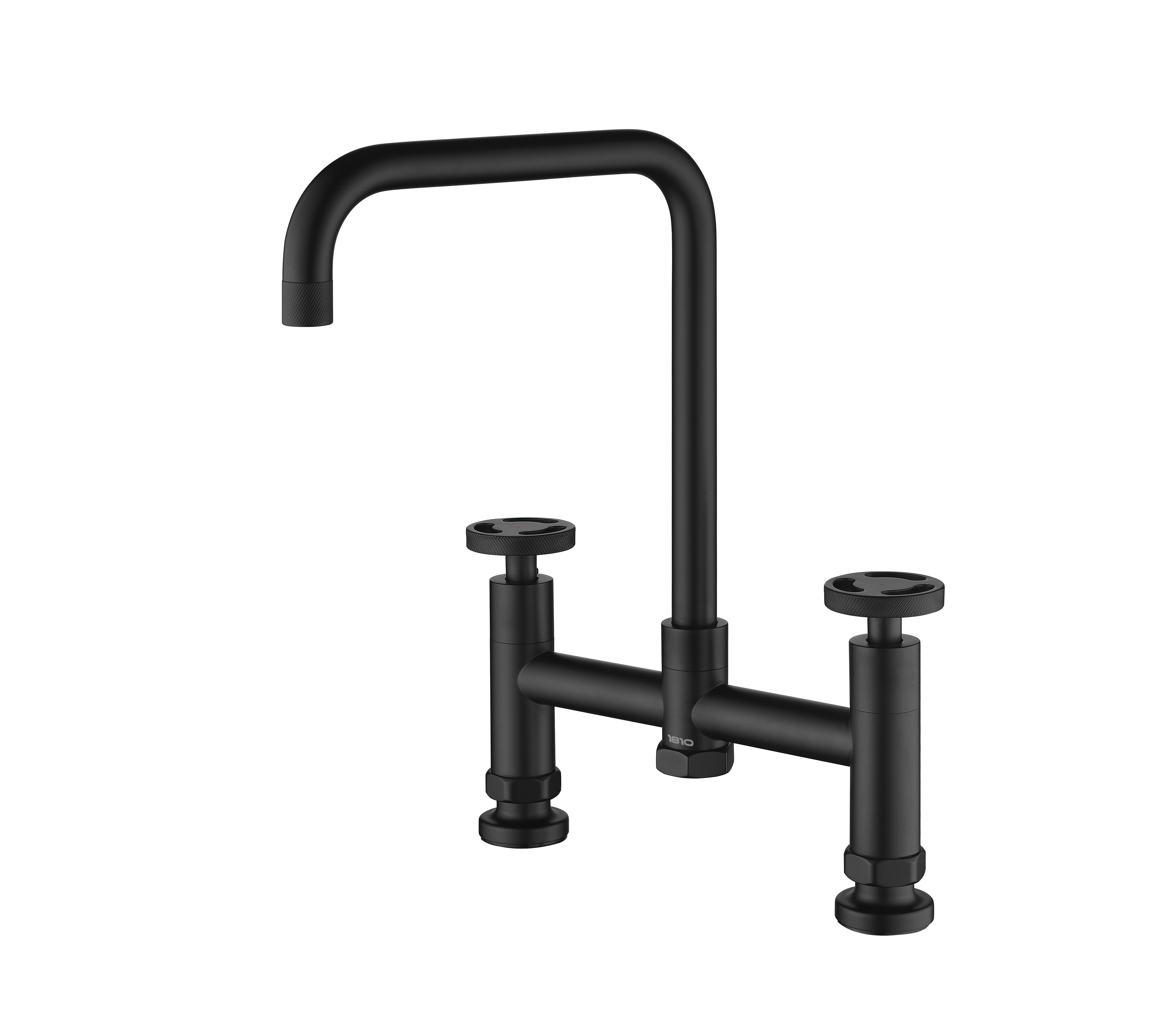 Matte Black Henry Holt Bridge Mixer Kitchen Taps