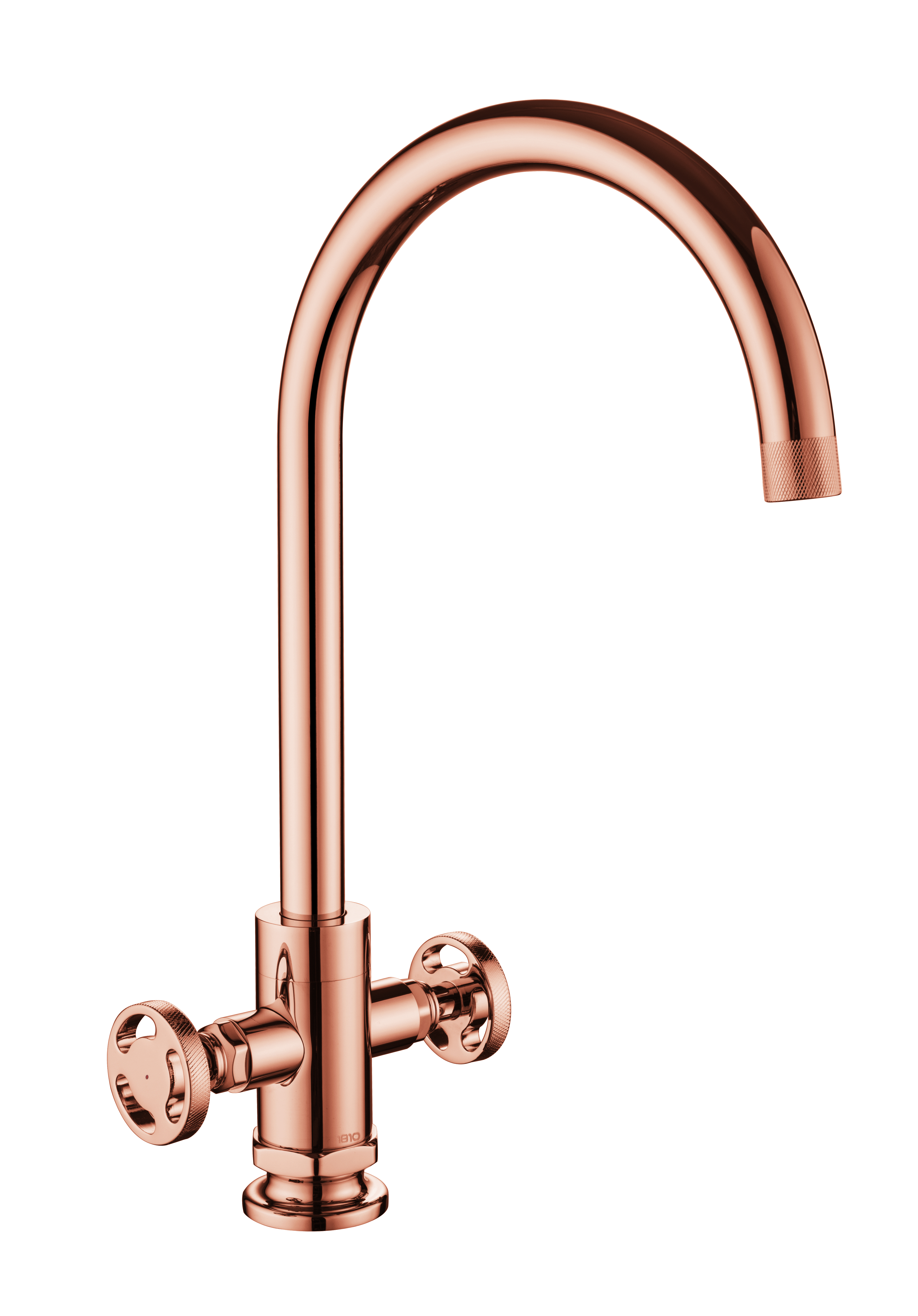 Copper Henry Holt Twin Lever Kitchen Taps