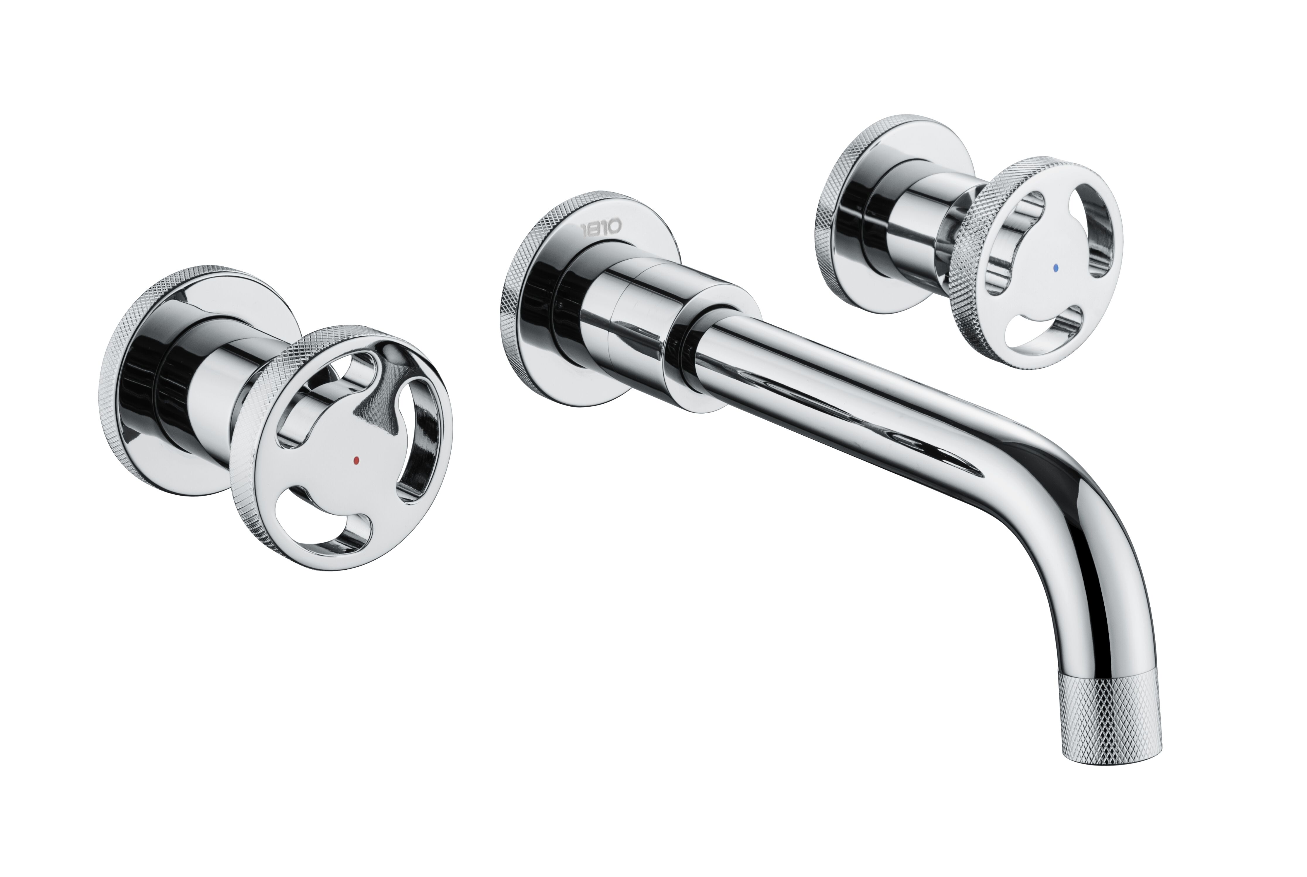 Chrome Henry Holt Wall Mount Kitchen Taps