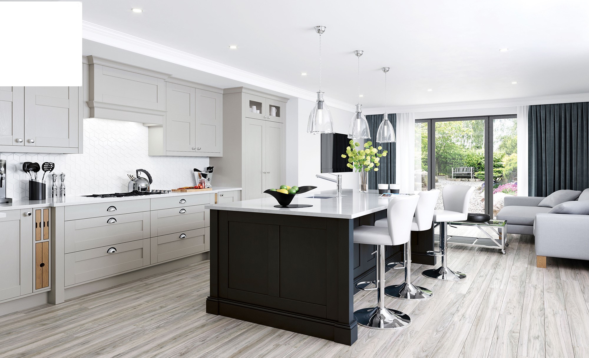 Madison Painted Brillaint White