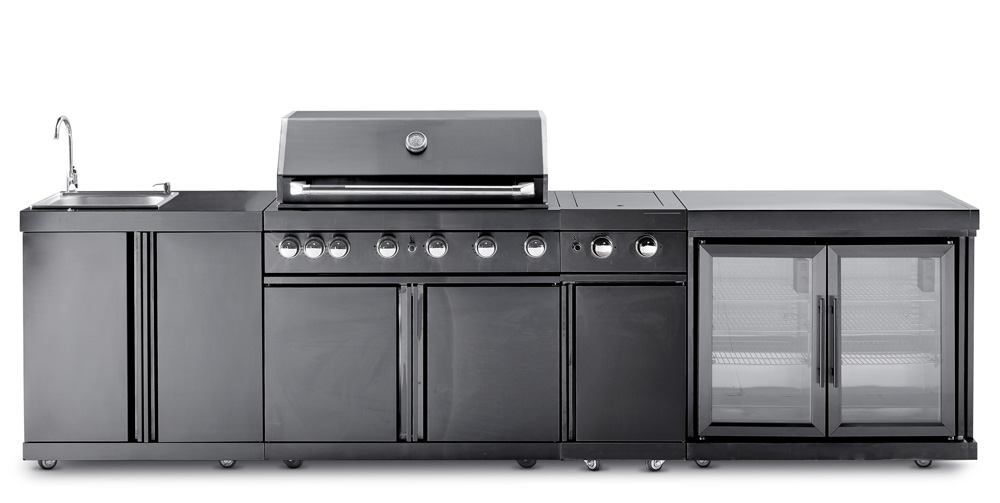 Myoutdoorkitchen - Black Collection - Free-standing outdoor kitchen - Wisconsin