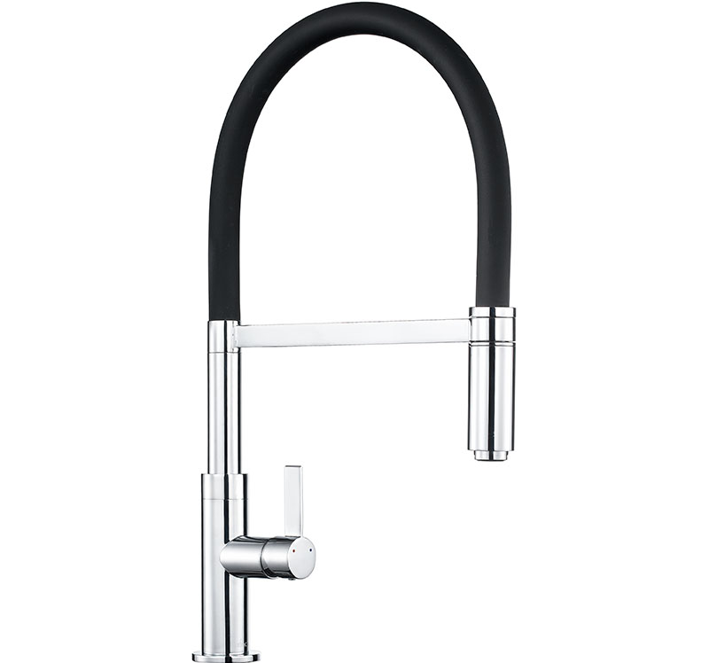 Chrome Spirale Flexible Spout Kitchen Taps