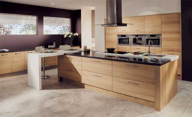Tavola Light Oak Stained.