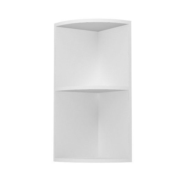 720 x 300 x 300mm Curved MFC Open Wall Unit