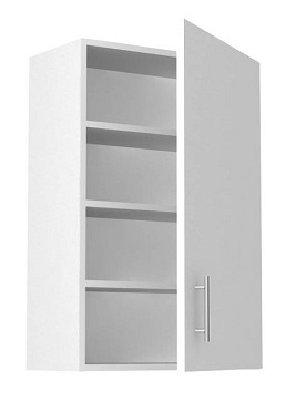 900mm High Curved, Open & End Wall Unit 