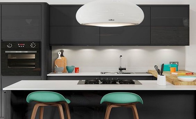 Multiwood Welford Collection High Gloss Graphite Handless