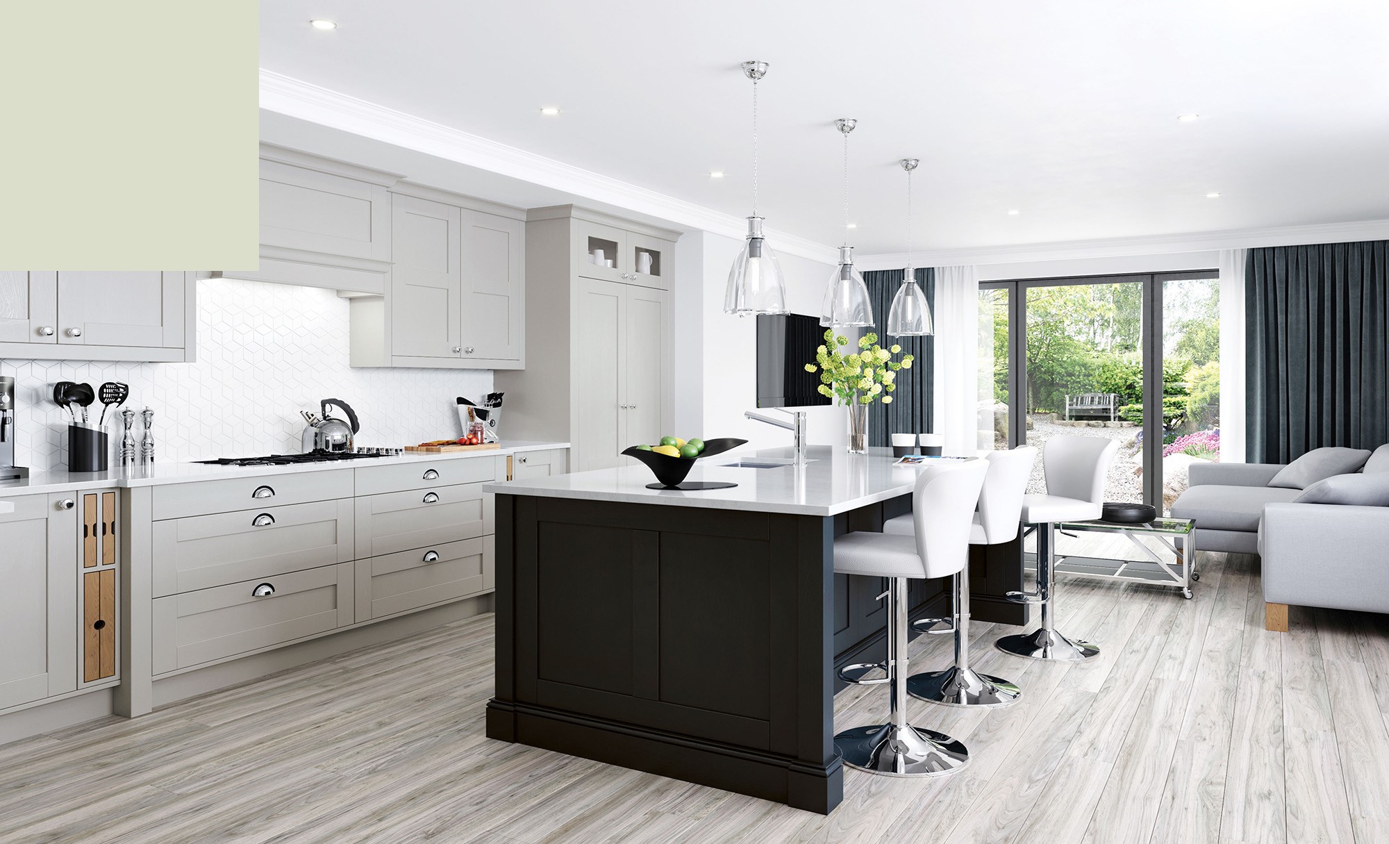 Madison Painted Sage Green - Kitchen Stori