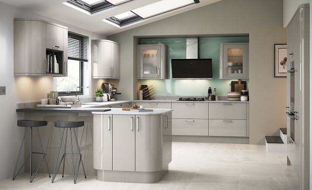 Cashmere on sale handleless kitchen