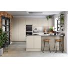 Second Nature Remo Collection Matt Taupe Grey Handleless - view 1