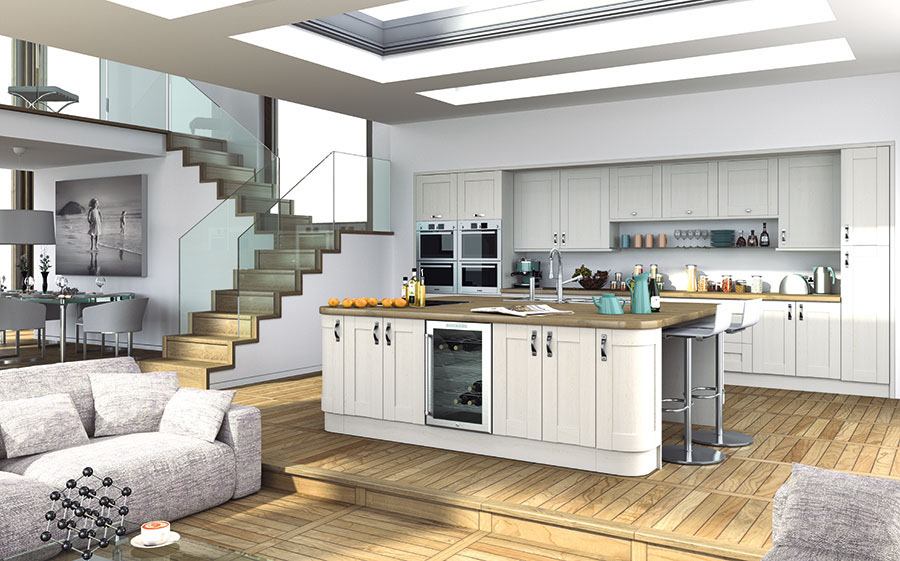 Wilton Woodgrain White
