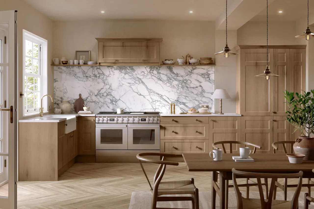 Aldridge in Canella Oak kitchen