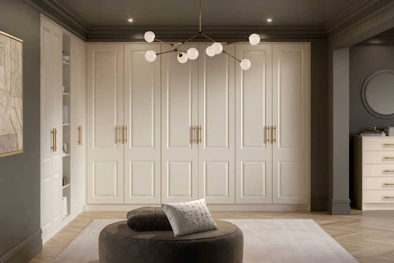 Harlem in Supermatt Carat Beige (bedroom) kitchen