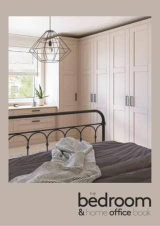 Bedrooms & home office collection brochure cover