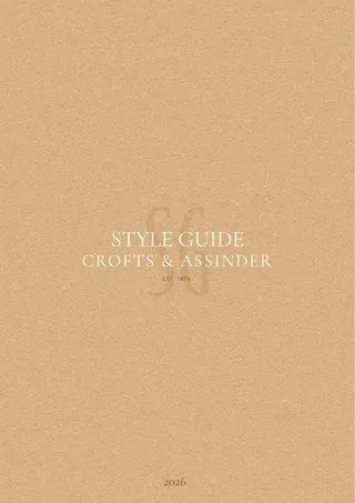 Crofts & Assinder handles brochure cover
