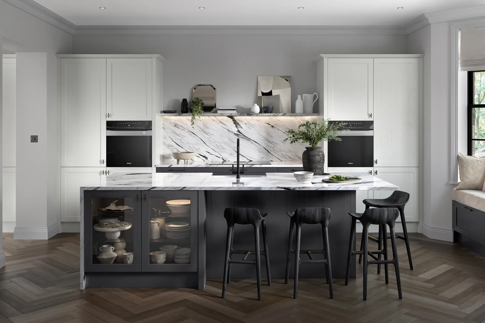 Aldana Handleless kitchen by Stori
