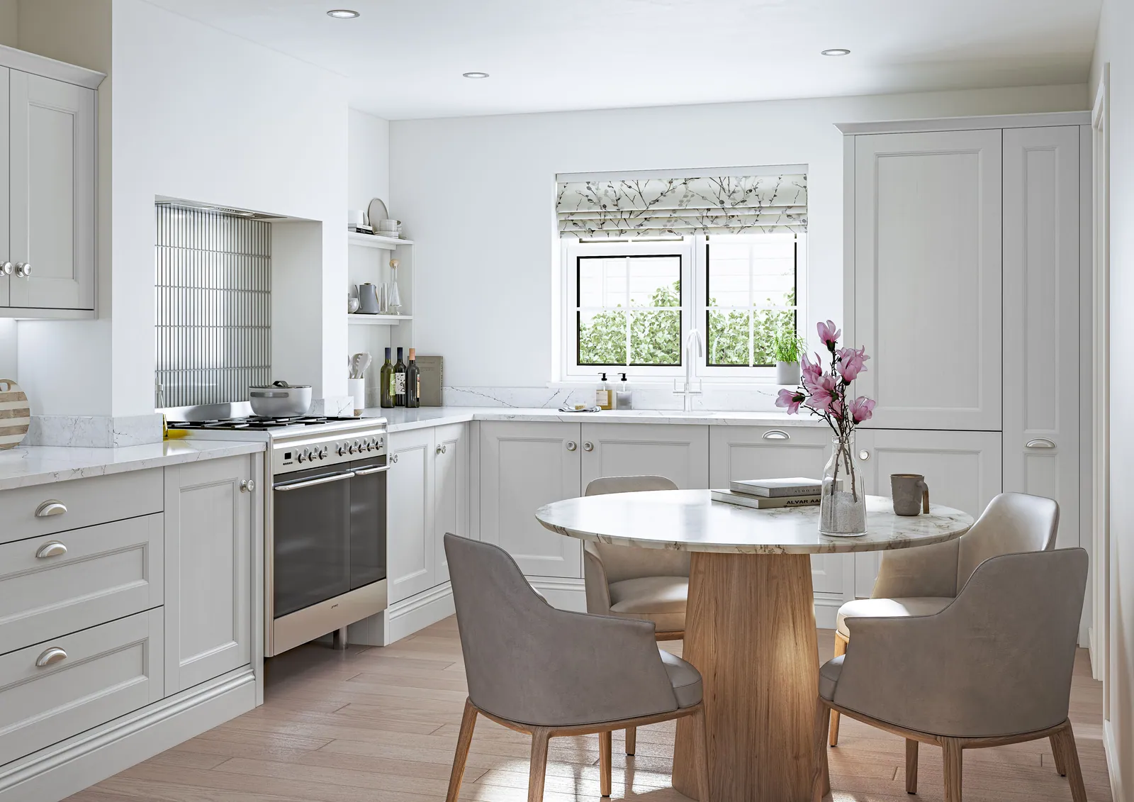 Belsay Beaded kitchen by Second Nature