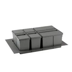 Pull-Out Waste Bin, 1 x 20 Litre & 2 x 9 Litre Bin