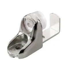 Glass Shelf Support, Two Piece, 5mm, Metal Per 100