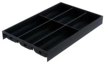 AMBIA-LINE Cutlery Insert - Carbon black matt