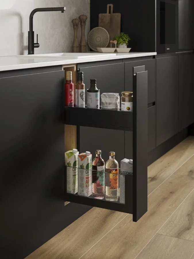 LEGRABOX 150mm Base Pull-out - Carbon black matt