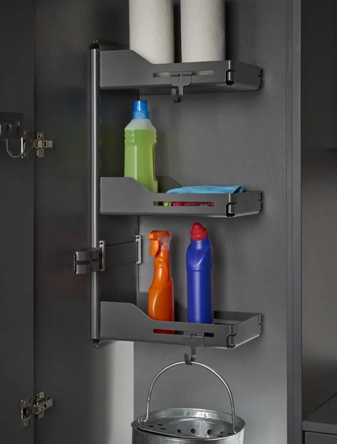 Libell Sesam shelf system in anthracite