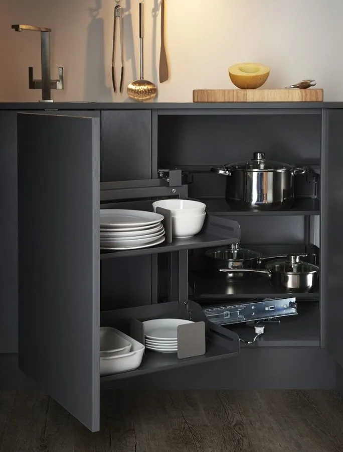 Libell magic corner standard pull-out in anthracite