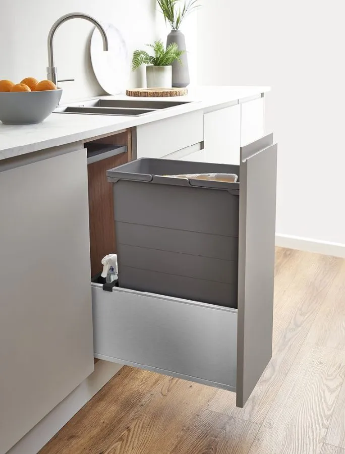 LEGRABOX ECO base for 300mm Cabinet, Stainless Steel