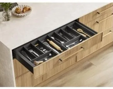 CLASSICO Soft Touch Cutlery Insert for LEGRABOX - Black