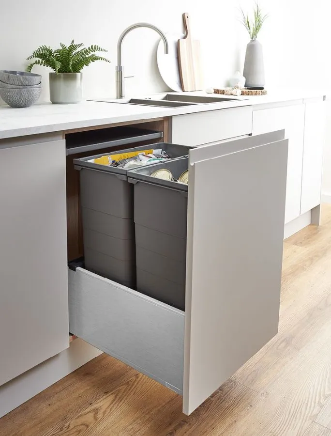 LEGRABOX ECO base for 500mm Cabinet, Stainless Steel