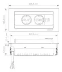 Evoline worktop sockets – Evoline