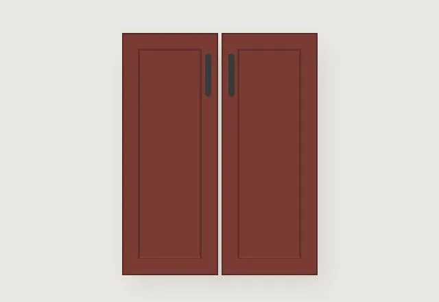 Georgia kitchen, Antique Red