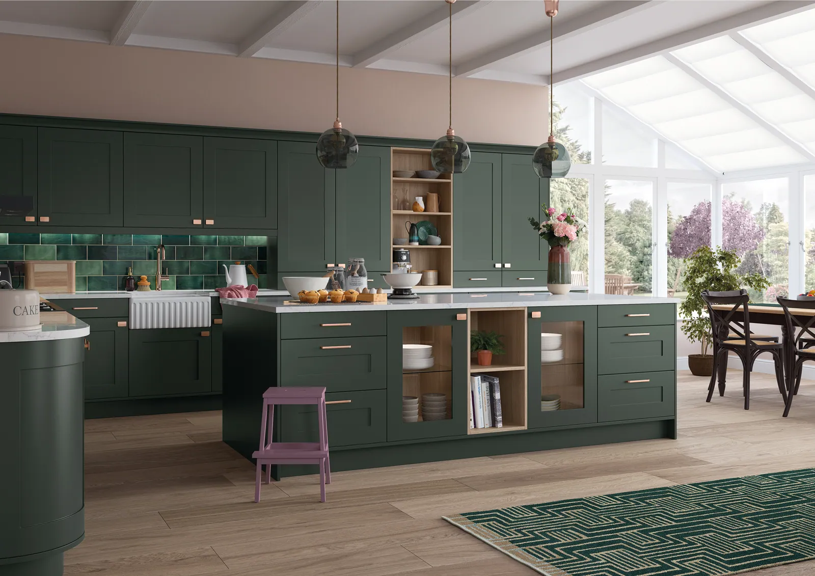 Georgia kitchen, Deep Forest