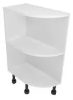720 x 300 x 300mm Curved MFC Open Base End