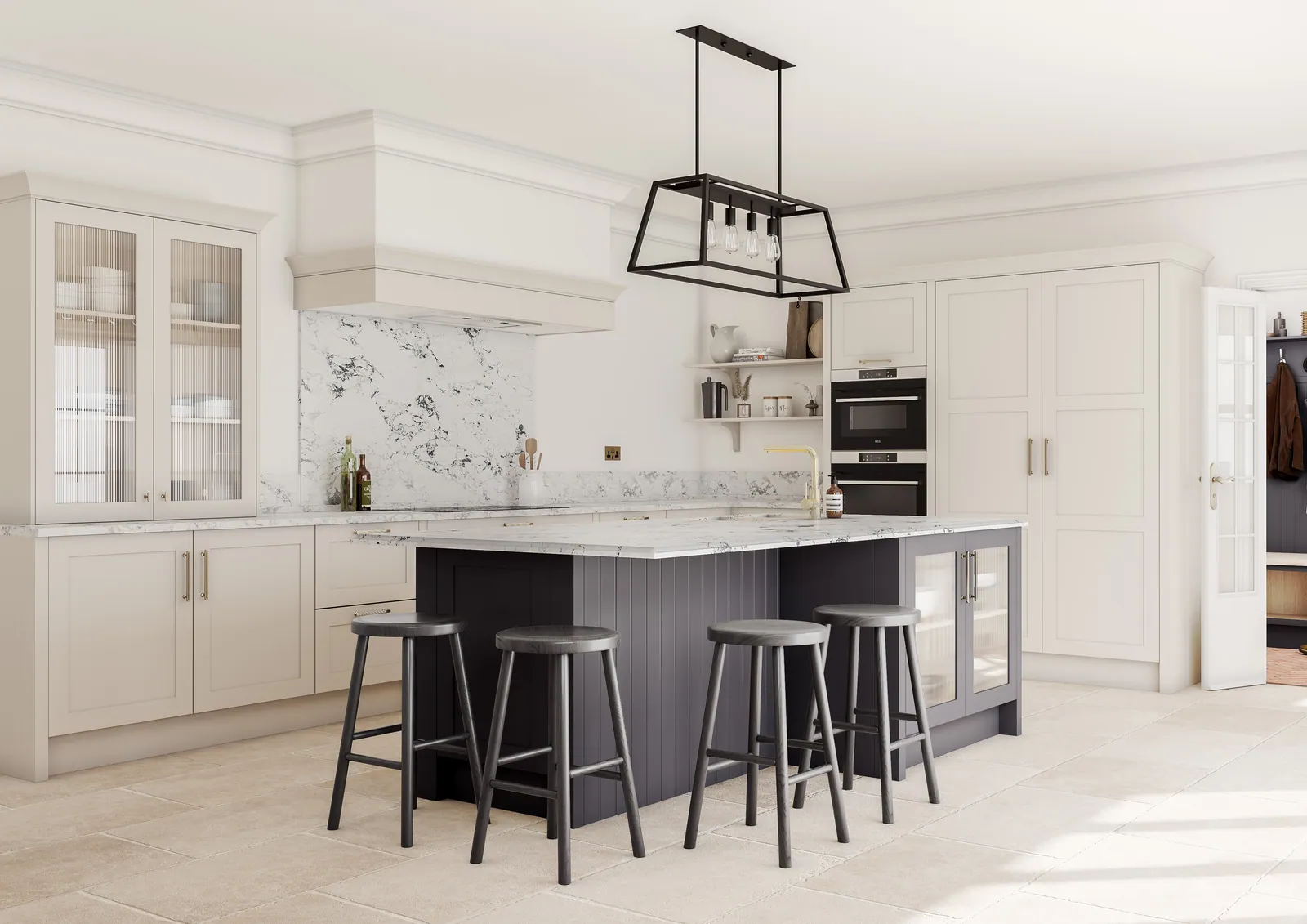 Hunton kitchen, Graphite