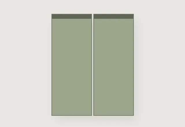 Zola Matt Handleless kitchen, Willow