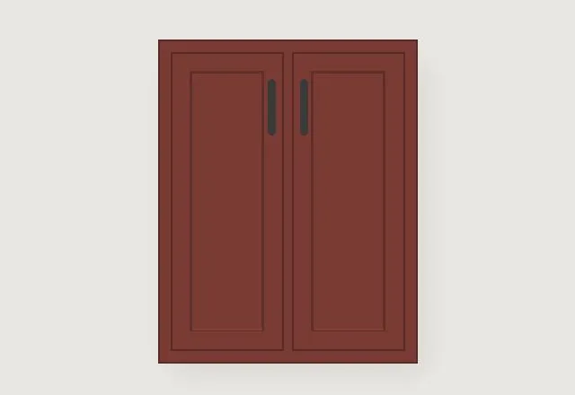 Arrington kitchen, Antique Red