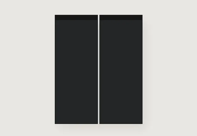 Zola Matt Handleless kitchen, Cannon Black